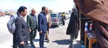 نظارت ویژه بازرس ارشد استانداری بر عملکرد ستاد اجرایی خدمات سفر در شهرستان قاینات