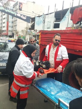امدادرسانی هلال احمر خراسان  رضوی به ۱۱۷ حادثه در نوروز ۱۴۰۵