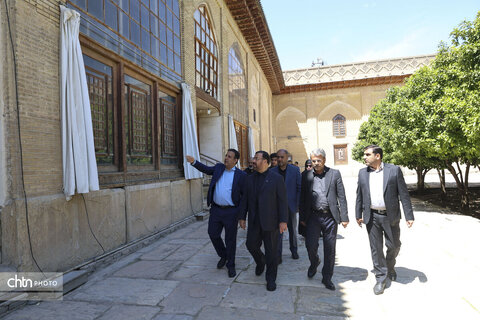 بازدید استاندار از ارگ کریم خانی