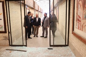 بازدید سرهنگ احمدی فرمانده کل یگان حفاظت میراث فرهنگی از استان البرز