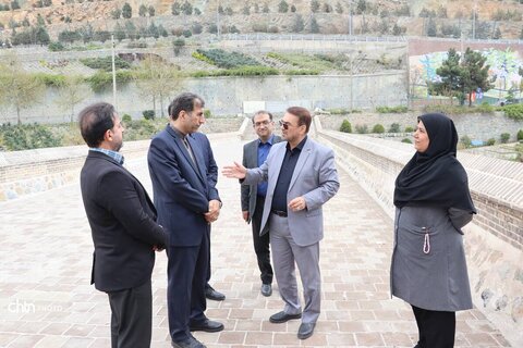 بازدید سردار احمدی فرمانده یگان حفاظت میراث فرهنگی از استان البرز