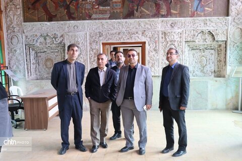 بازدید سردار احمدی فرمانده یگان حفاظت میراث فرهنگی از استان البرز