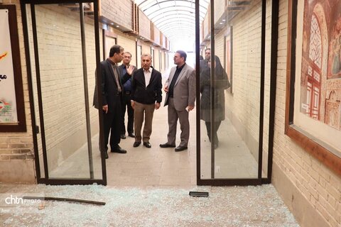 بازدید سرهنگ احمدی فرمانده کل یگان حفاظت میراث فرهنگی از استان البرز