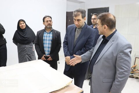 بازدید سردار احمدی فرمانده یگان حفاظت میراث فرهنگی از استان البرز