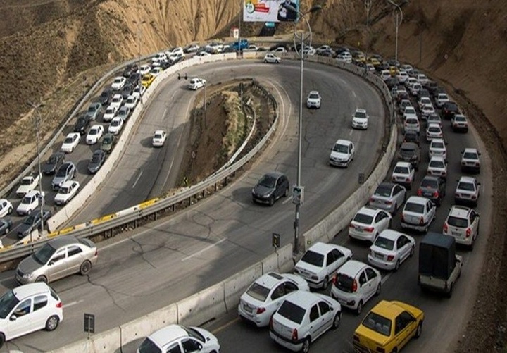 ترافیک در محورهای هراز و کندوان پرحجم شد