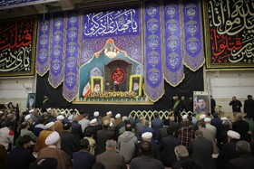 برگزاری آیین چهلم رهبر شهید در حرم مطهر حضرت معصومه(س)