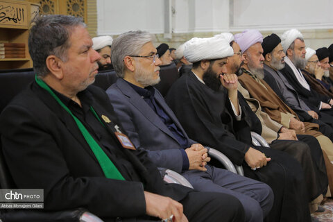 برگزاری آیین چهلم رهبر شهید در حرم مطهر حضرت معصومه(س)