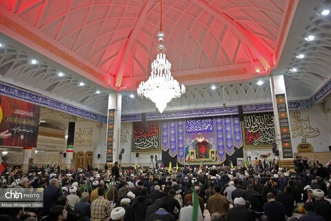 برگزاری آیین چهلم رهبر شهید در حرم مطهر حضرت معصومه(س)