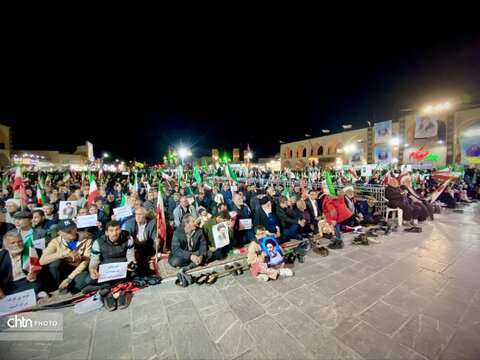 گرامیداشت اربعین رهبر انقلاب و شهدای جنگ رمضان در یزد