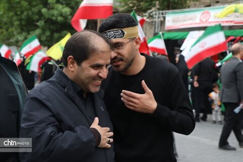 گرامیداشت اربعین رهبر انقلاب و شهدای جنگ رمضان در یزد