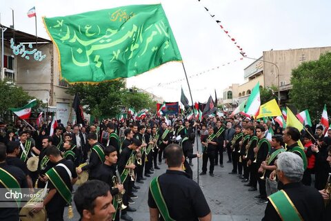 گرامیداشت اربعین رهبر انقلاب و شهدای جنگ رمضان در یزد