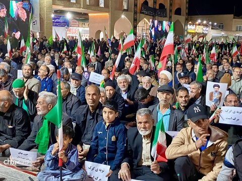 گرامیداشت اربعین رهبر انقلاب و شهدای جنگ رمضان در یزد