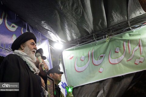 حضور تولیت آستان مقدس مسجد جمکران در موکب «جان من، ایران من»