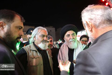 حضور تولیت آستان مقدس مسجد جمکران در موکب «جان من، ایران من»