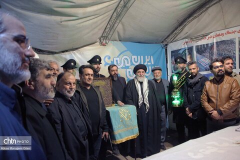 حضور تولیت آستان مقدس مسجد جمکران در موکب «جان من، ایران من»