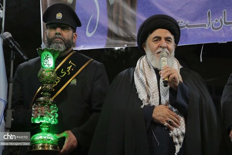 حضور تولیت آستان مقدس مسجد جمکران در موکب «جان من، ایران من»