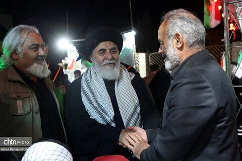 حضور تولیت آستان مقدس مسجد جمکران در موکب «جان من، ایران من»