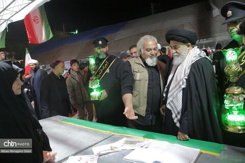 حضور تولیت آستان مقدس مسجد جمکران در موکب «جان من، ایران من»