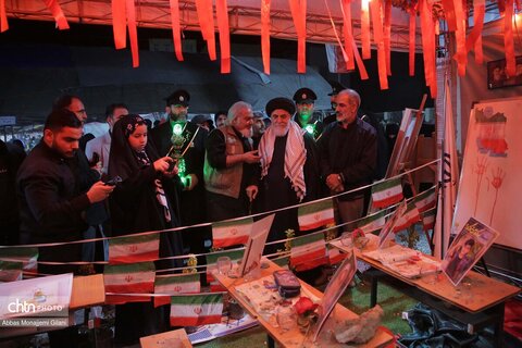 حضور تولیت آستان مقدس مسجد جمکران در موکب «جان من، ایران من»