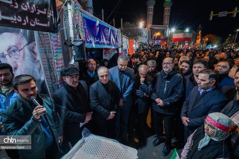 بازدید معاون استاندار اردبیل از موکب های سطح شهر اردبیل