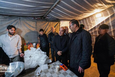 بازدید معاون استاندار اردبیل از موکب های سطح شهر اردبیل