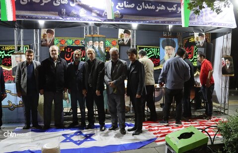 اربعین شهادت امام شهید امت و برپایی موکب هنرمندان و اتحادیه های صنایع دستی و تشکل های گردشگری خراسان رضوی در مجموعه فرهنگی تاریخی باغ نادری مشهد مقدس