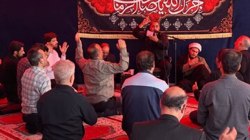 مراسم سالروز شهادت امام صادق (ع) و اربعین رهبر شهید انقلاب برگزار شد