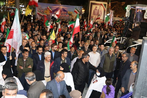 حضور گسترده مردم و همراهی جامعه میراث‌فرهنگی در اجتماع میدان شهید بجنورد