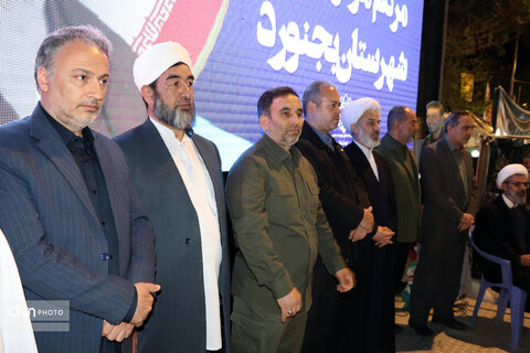 حضور گسترده مردم و همراهی جامعه میراث‌فرهنگی در اجتماع میدان شهید بجنورد
