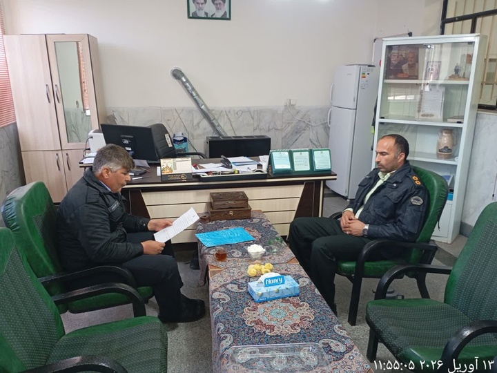 امضای صورتجلسه تعامل یگان حفاظت میراث‌فرهنگی دامغان و کلانتری ۱۷ دیباج