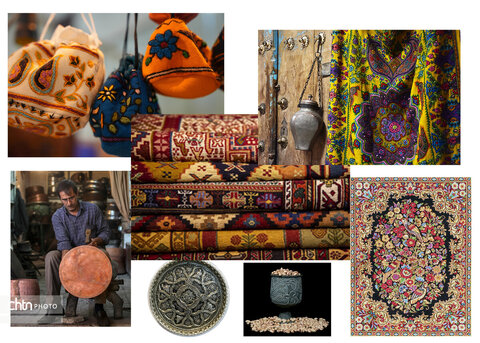 ظرفیت بی‌نظیر و تنوع بالای صنایع‌دستی استان کرمان