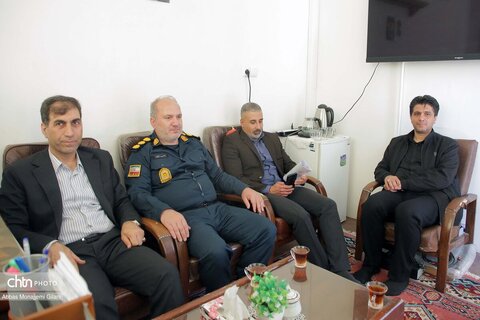 بازدید فرمانده یگان حفاظت میراث‌فرهنگی کشور از اماکن تاریخی قم