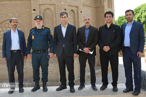 بازدید فرمانده یگان حفاظت میراث‌فرهنگی کشور از اماکن تاریخی قم