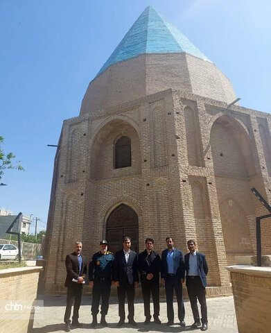 بازدید فرمانده یگان حفاظت میراث‌فرهنگی کشور از اماکن تاریخی قم