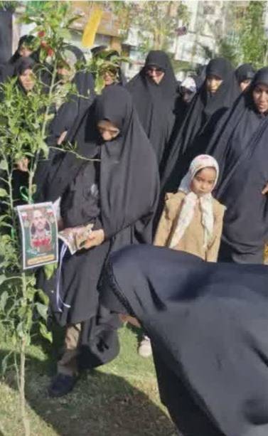 غرس نهال به فرمان رهبر معظم انقلاب در میدان شهید چمران پیشوا