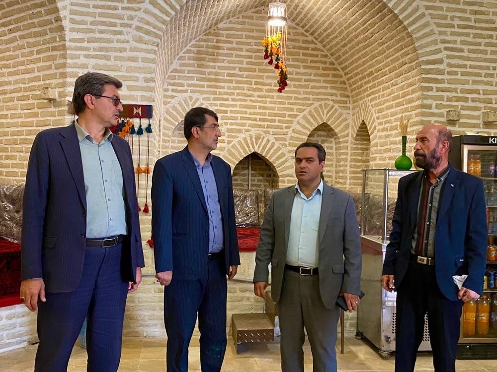 ارزیابی میدانی پروژههای میراثی و گردشگری شهر عقدا با حضور مدیران استانی