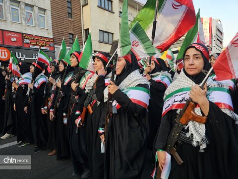 رزمایش بزرگ «دختران جان‌فدای ایران»