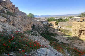 حال و هوای بهاری روستا هدف گردشگری قلعه بالا
