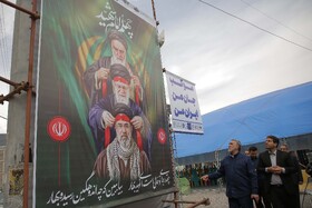 مشاور وزیر میراث‌فرهنگی از موکب «جان من، ایران من» در قم بازدید کرد