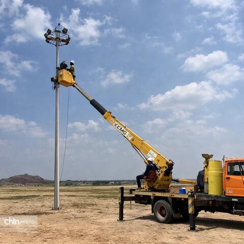 نصب ۴۰ نورافکن جدید در چغازنبیل همزمان با روز جهانی بناهای تاریخی