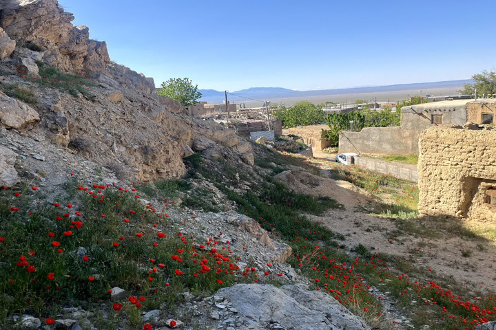 حال و هوای بهاری روستا هدف گردشگری قلعه بالا