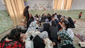 دوره آموزش صنایع‌دستی بانوان روستای شفیع‌آباد شهداد برگزار شد