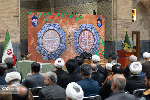 قرآن نفیس خطی با تقریظ رهبر شهید انقلاب در حرم رضوی رونمایی شد