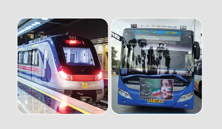 مترو و اتوبوس‌های تندرو تهران تا اطلاع ثانوی رایگان است