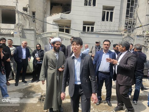 بازدید سفرا از بناهای بی دفاع