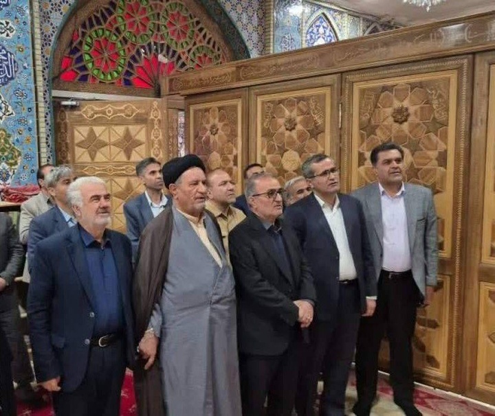 بازدید استاندار و نماینده مجلس شورای اسلامی از زیرساخت‌های گردشگری مذهبی شهرستان کهگیلویه 