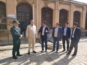 بازدید مشاور وزیر میراث‌فرهنگی از قلعه فلک‌الافلاک و بررسی خسارات جنگ و تجهیزات حفاظتی