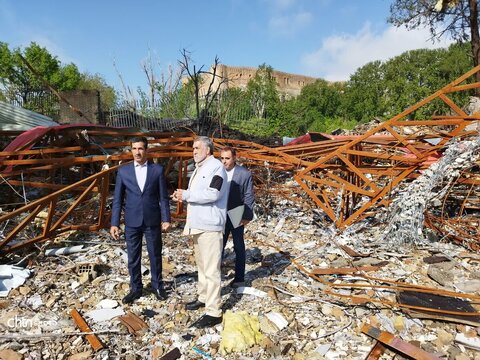 بازدید مشاور وزیر میراث‌فرهنگی از اداره‌کل لرستان پس از حمله اخیر/ تأکید بر پیگیری حقوقی و تسریع در بازسازی