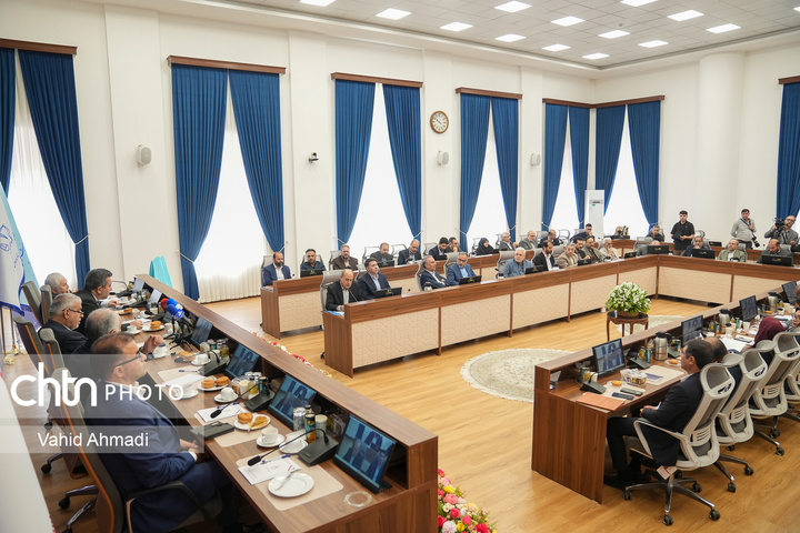 آیین اهدای سند مالکیت کاخ گلستان