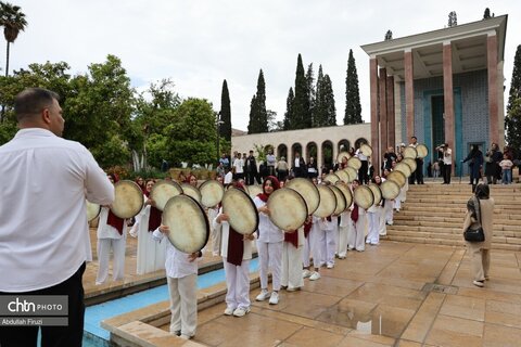 آئین گلباران آرامگان سعدی شیرازی